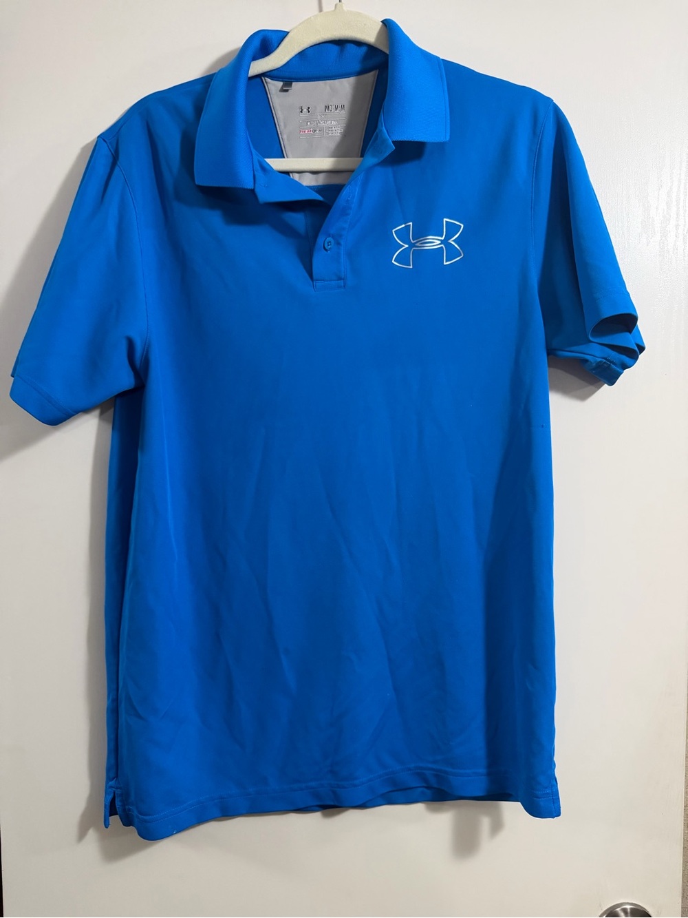 Under Armour Men’s Polo in Bright Blue with Logo